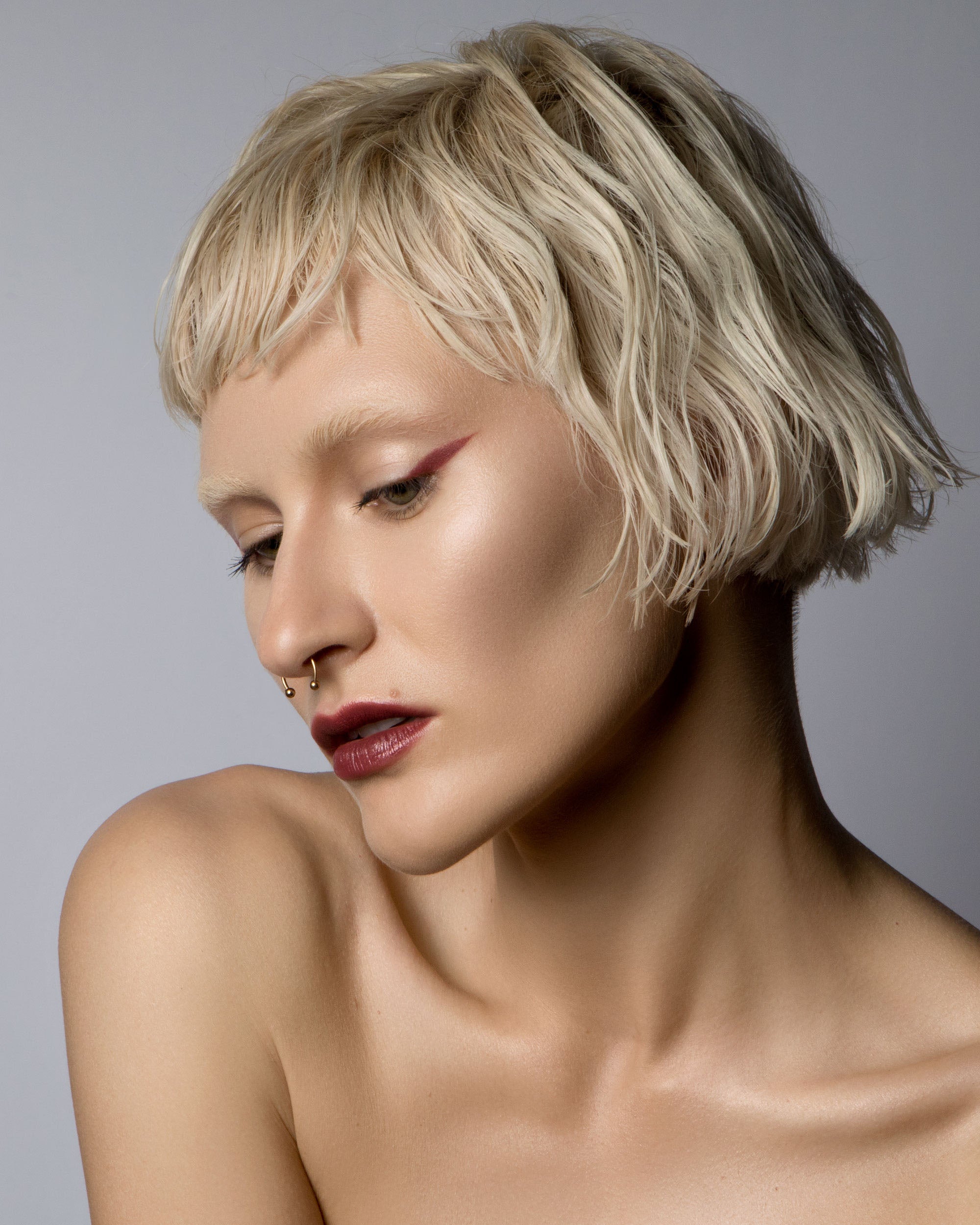 Model wearing Intuition contour