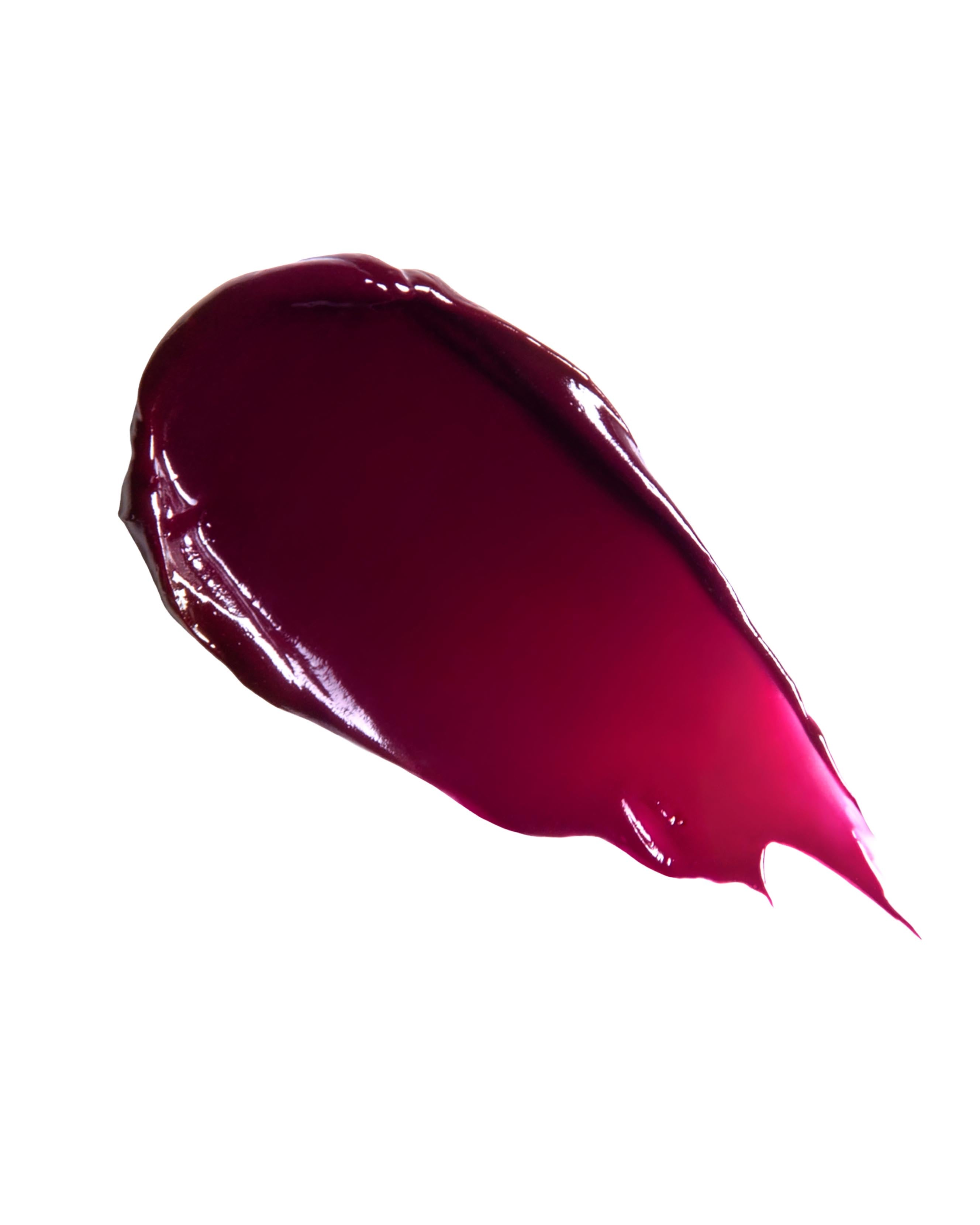 Purple makeup swatch on a white background